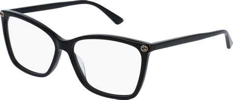 Gucci Women's Gg0025o 56Mm Optical Glasses, Black, 56